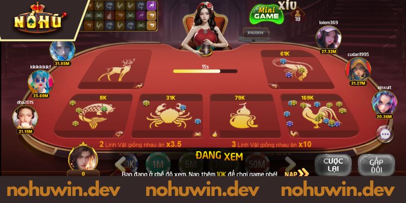 Kinh nghiệm chơi bầu cua NOHUWIN cực đỉnh