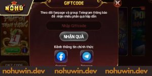 Quy trình nhận Giftcode NOHUWIN đơn giản