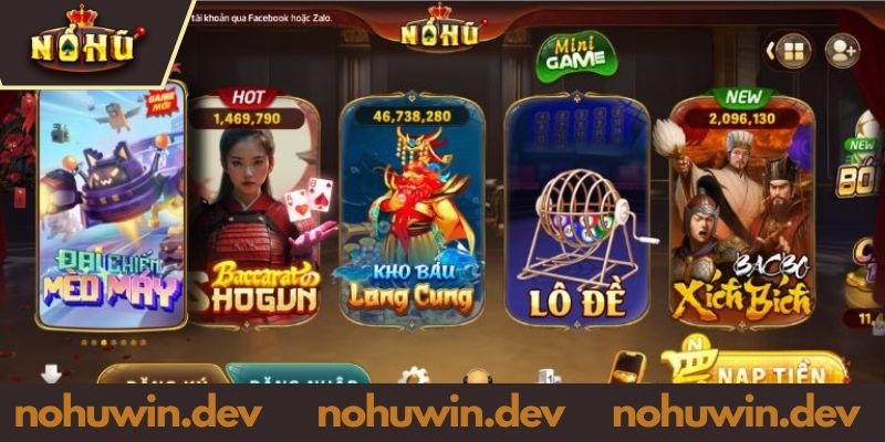Tìm hiểu về cổng game NOHUWIN hiện nay
